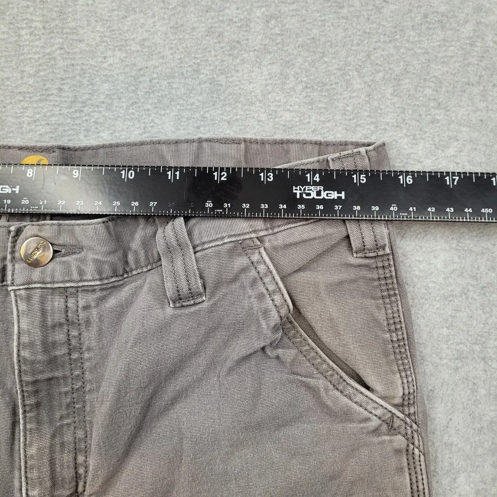 Carhartt Work Pants Mens 34x34 Gray Rugged Flex Relaxed Fit 102291-039